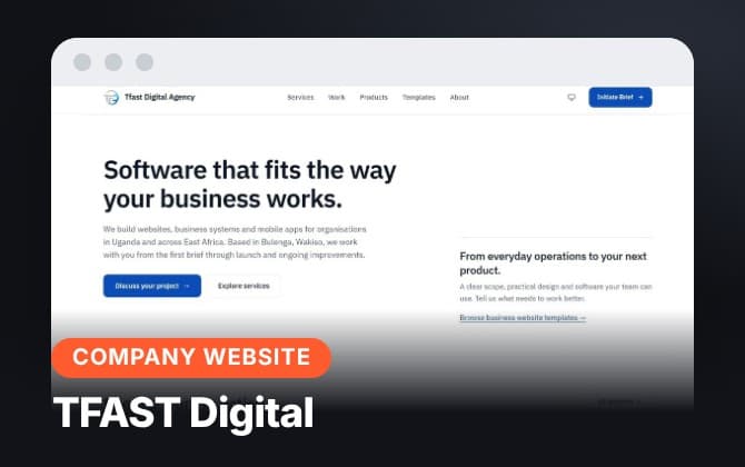 TFAST Digital project image
