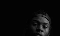 Black and white studio portrait in Kampala