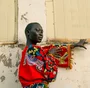Fashion portrait in colourful African attire
